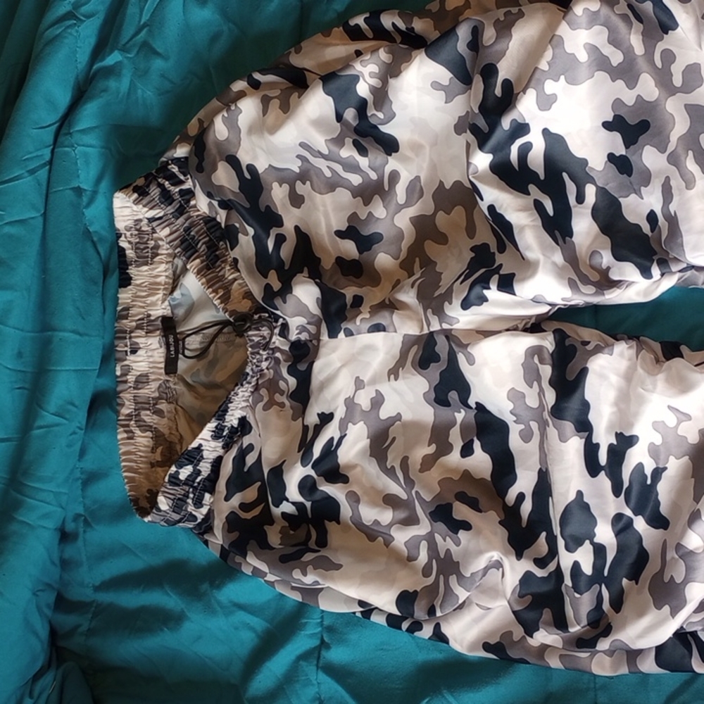 Camo silky pants